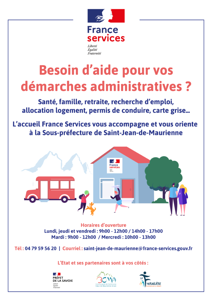 Affiche France services aiguilles