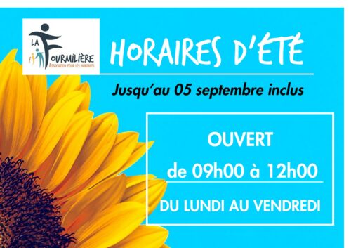 Horaire été 2025