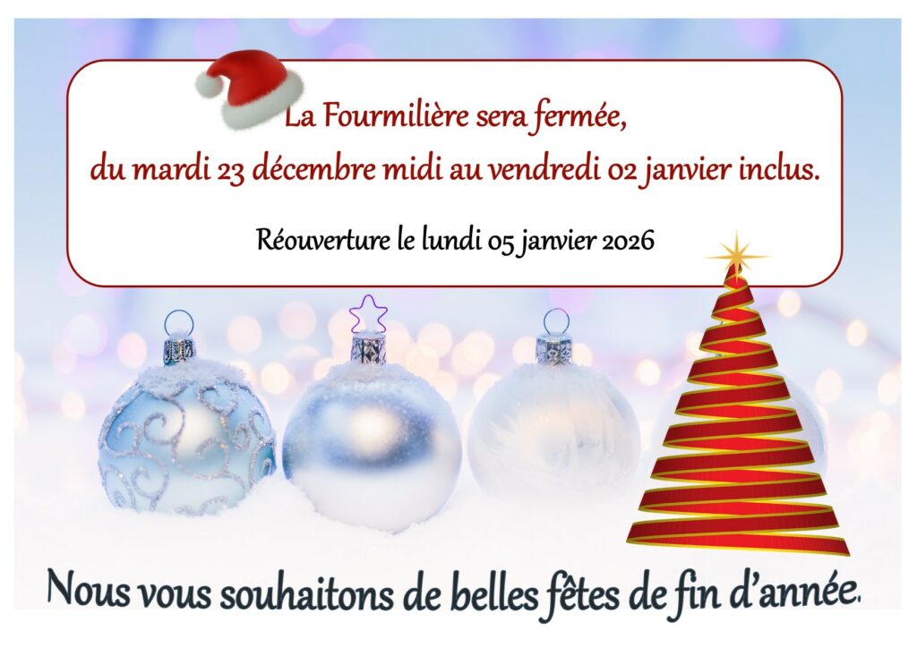 Fermeture Noel 2025