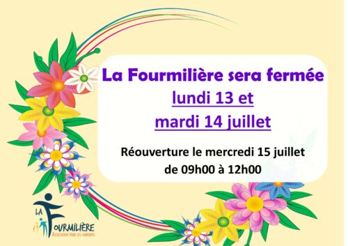 Fermeture juillet 2026